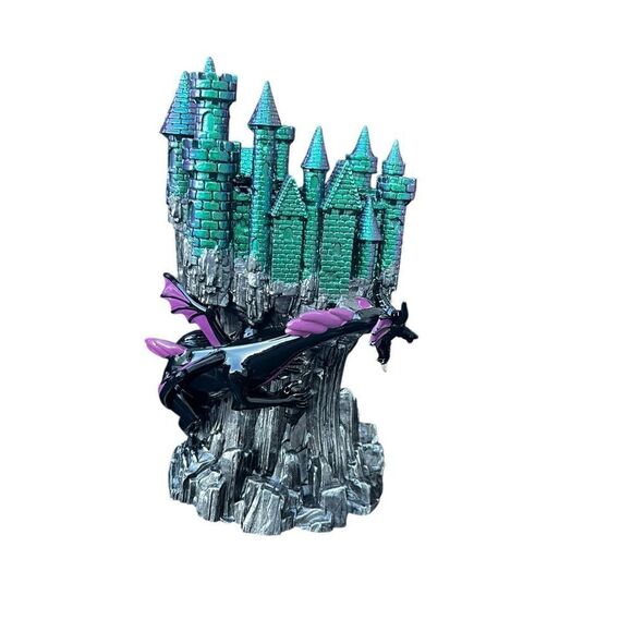 Bath & Body Works Disney Villains Maleficent Dragon Castle Candle Holder New - Picture 3 of 6